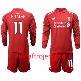 Liverpool Fodboldtrøjer M.SALAH 11 Børn Hjemmebanesæt 2018/19 Langærmet